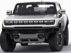 hummer ev electric pick-up 2022 3D मॉडल