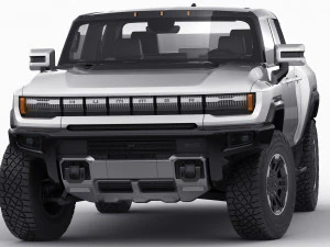 hummer ev electric pick-up 2022 3D Model