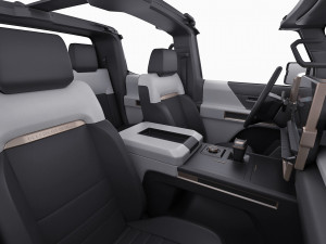 hummer ev electric pick-up 2022 3D मॉडल