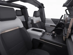 hummer ev electric pick-up 2022 3D Model