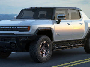 hummer ev electric pick-up 2022 3D Model