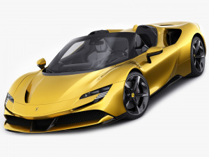 ferrari sf90 spider 3D 모델