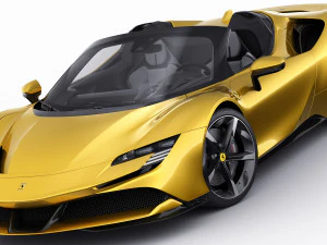 ferrari sf90 spider 3D Model