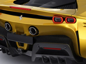 ferrari sf90 spider 3D Model