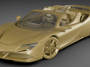 ferrari sf90 spider 3D-Modell