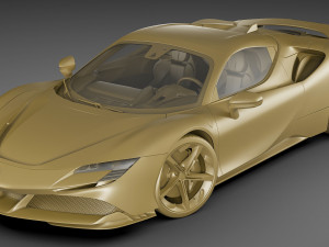 ferrari sf90 spider 3D-Modell