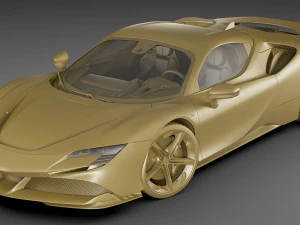 ferrari sf90 spider 3D Model