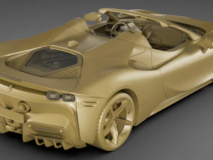 ferrari sf90 spider 3D Model