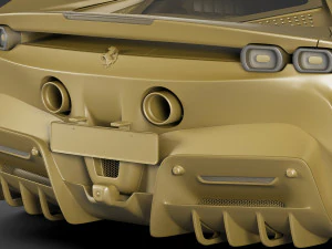 ferrari sf90 spider 3D Model
