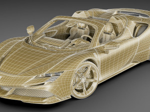 ferrari sf90 spider 3D-Modell