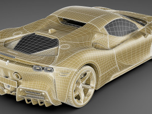 ferrari sf90 spider 3D-Modell
