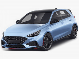 hyundai i30 n 2021 3D 모델