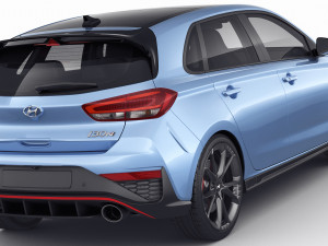 hyundai i30 n 2021 3D 모델