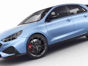hyundai i30 n 2021 3D 모델