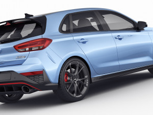 hyundai i30 n 2021 3D 모델
