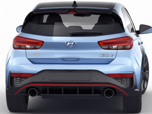 hyundai i30 n 2021 3D 모델