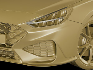 hyundai i30 n 2021 3D 모델