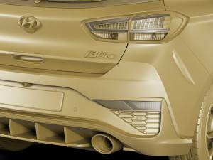 hyundai i30 n 2021 3D 모델