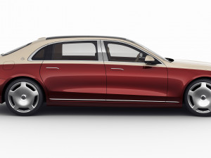 mercedes s-class maybach 2021 3D मॉडल