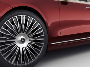 mercedes s-class maybach 2021 3D मॉडल