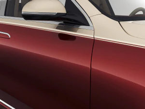 mercedes s-class maybach 2021 3D Model