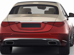 mercedes s-class maybach 2021 3D Model