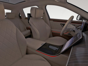 mercedes s-class maybach 2021 3D मॉडल