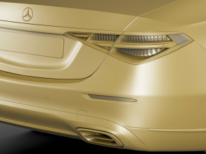 mercedes s-class maybach 2021 3D मॉडल