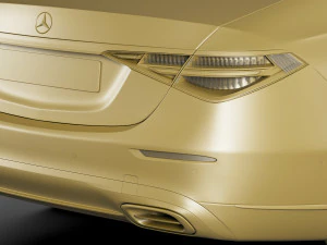 mercedes s-class maybach 2021 3D Model