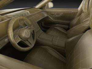mercedes s-class maybach 2021 3D Model
