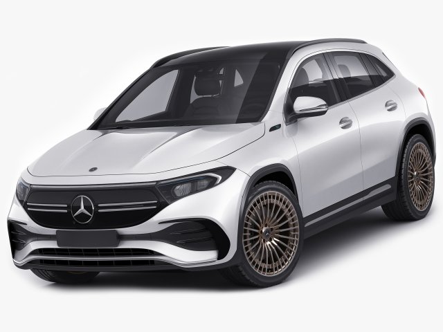mercedes eqa 2021 Modello 3D .c4d .max .obj .3ds .fbx .stl .blend 