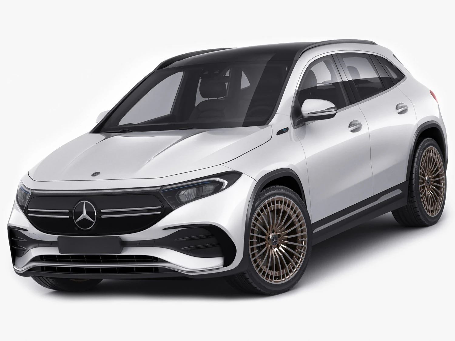 mercedes eqa 2021 3D Model .c4d .max .obj .3ds .fbx .stl .blend 