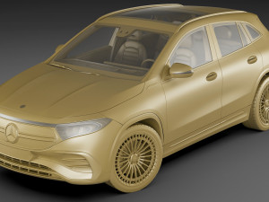 mercedes eqa 2021 Modello 3D