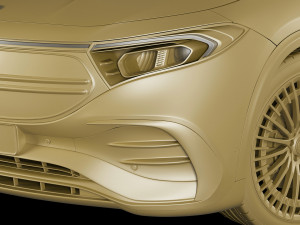 mercedes eqa 2021 Modello 3D
