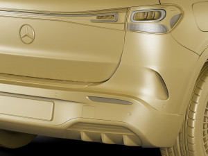 mercedes eqa 2021 Modello 3D