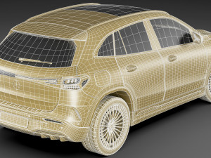 mercedes eqa 2021 Modello 3D