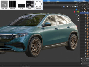 mercedes eqa 2021 Modello 3D