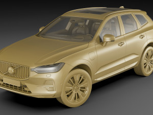 volvo xc60 2022 3D 模型