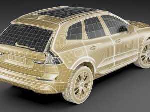 volvo xc60 2022 3D 模型