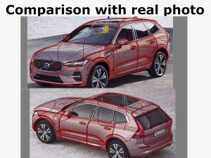 volvo xc60 2022 3D 模型