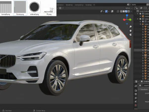 volvo xc60 2022 3D Model