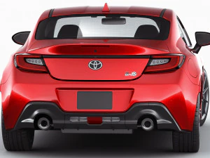 toyota gr 86 2022 with interior 3D Model