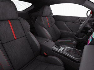 toyota gr 86 2022 with interior Model 3D