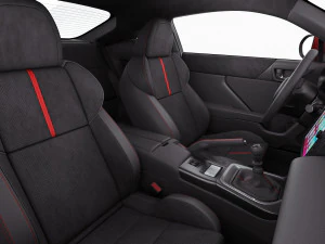 toyota gr 86 2022 with interior 3D Model
