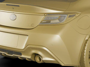 toyota gr 86 2022 with interior 3D Model
