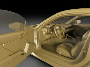 toyota gr 86 2022 with interior 3D Model