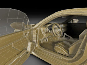 toyota gr 86 2022 with interior 3D Model