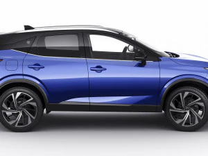 nissan qashqai 2022 3D Model