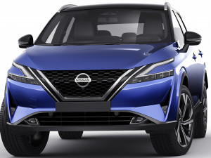 nissan qashqai 2022 3D Модель