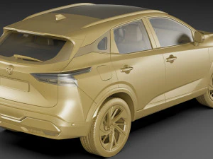 nissan qashqai 2022 3D Model